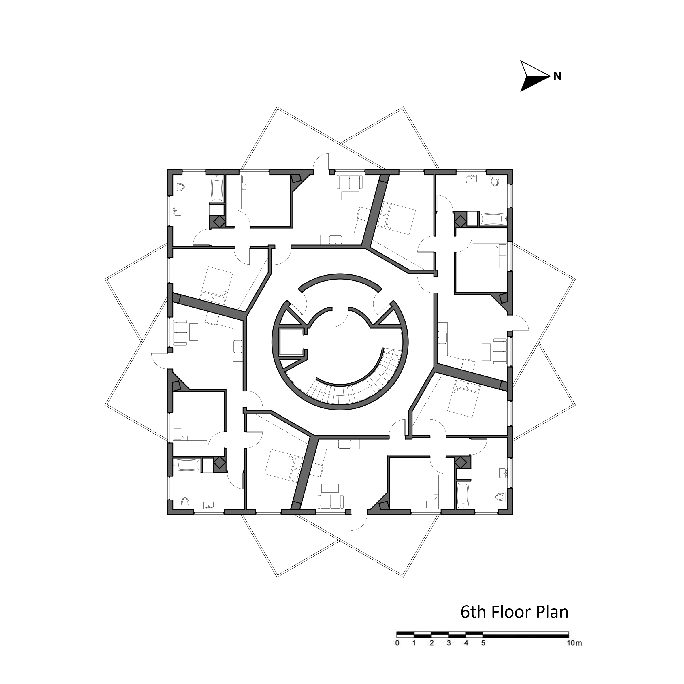 Co-Habitation 6th Floor Plan